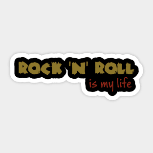 Rock n roll Sticker